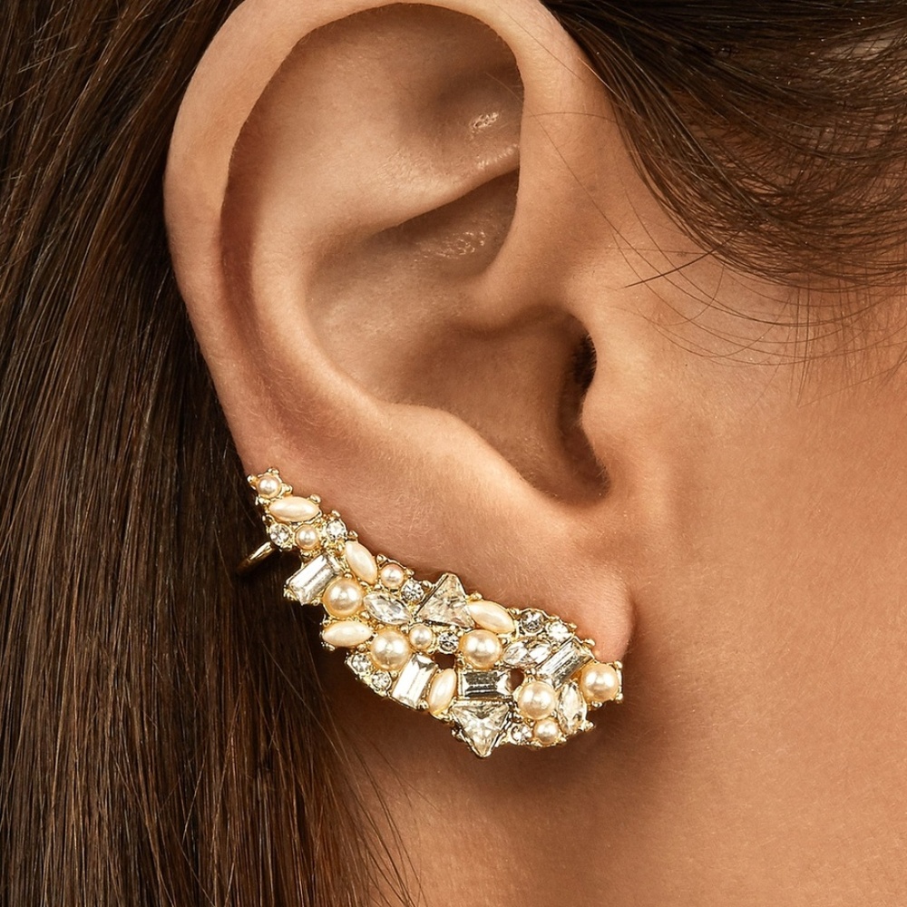 Adorable sparkly ear crawlers